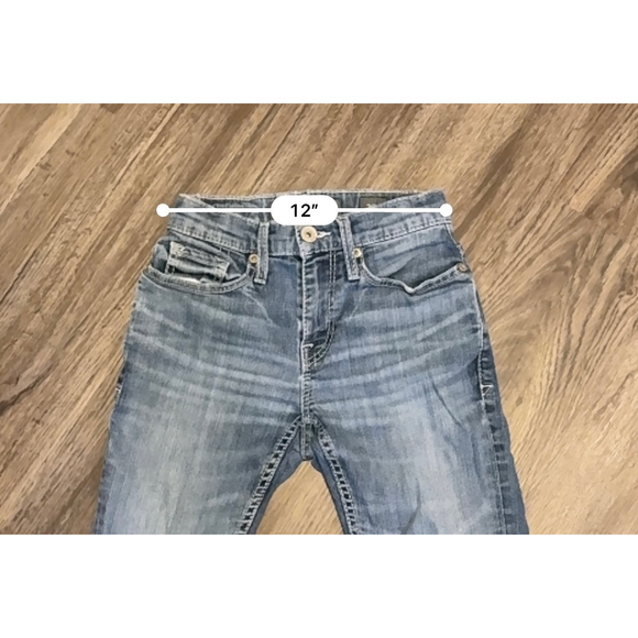 BKE Men's Alec Skinny Jeans Medium Wash Stretch Denim Buckle Sz 27R - Picture 4 of 9